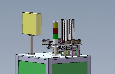 自动钢针植入机,插钢针上料机solidworks模型