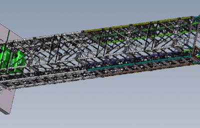 多层垂直升降立体车库solidworks模型