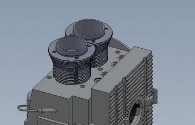 汽车引擎solidworks模型