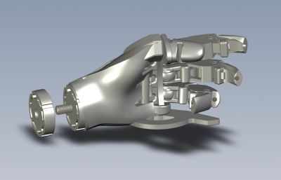 机械手掌stl,step模型