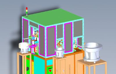 O型圈阀体组装设备solidworks模型