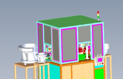 O型圈阀体组装设备solidworks模型