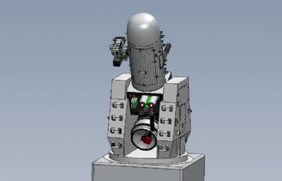 导弹型近迫武器系统solidworks模型