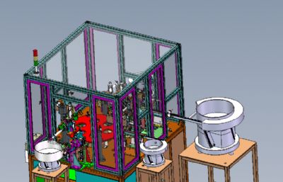 O型圈阀体组装设备solidworks模型