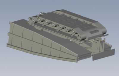 M60 AVLB架桥车solidworks模型