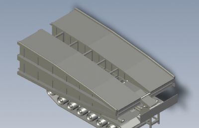 M60 AVLB架桥车solidworks模型