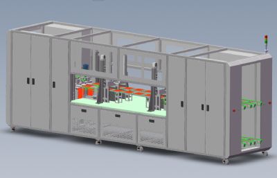 硅片倒篮机solidworks模型