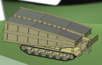 M60 AVLB架桥车solidworks模型