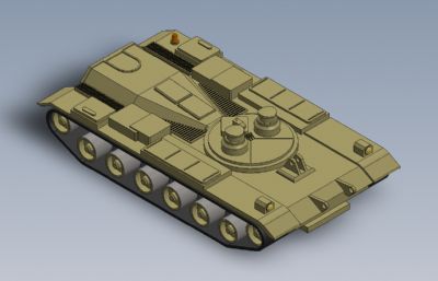 M60 AVLB架桥车solidworks模型