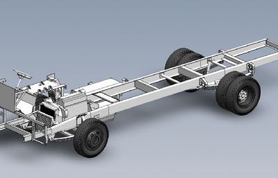 巴士车,大巴车底盘solidworks模型