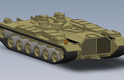 M60 AVLB架桥车solidworks模型