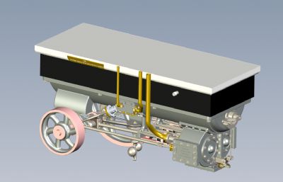 加勒特复合固定式发动机solidworks模型