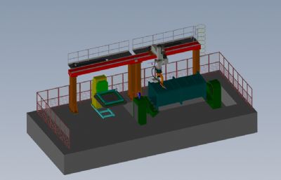 垃圾中转站弧焊机器人solidworks模型