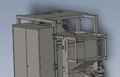 立式包装机solidworks模型