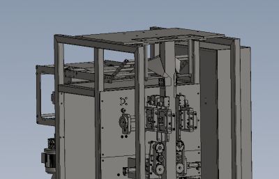 立式包装机solidworks模型