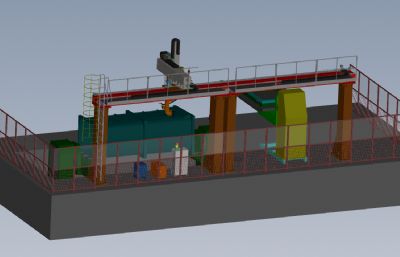 垃圾中转站弧焊机器人solidworks模型