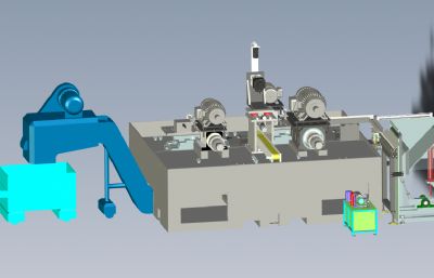 声控产品加工机床solidworks模型