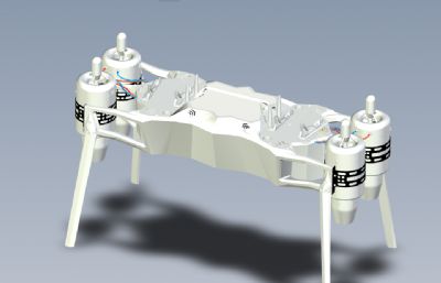 喷气式飞行滑板solidworks模型