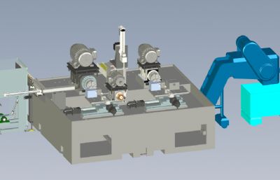 声控产品加工机床solidworks模型