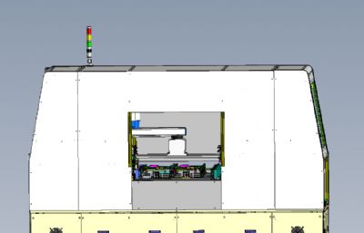 全自动插件机solidworks模型