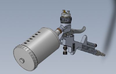 喷漆枪solidworks模型