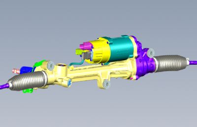 汽车转向结构solidworks模型