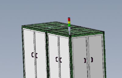 汽车链接器折弯裁切机solidworks模型