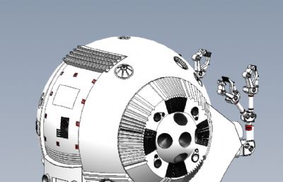 solidworks球式吊舱