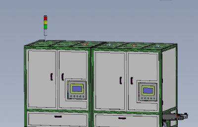 汽车链接器折弯裁切机solidworks模型