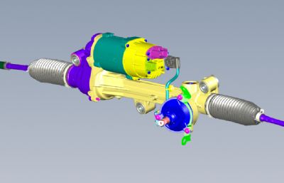 汽车转向结构solidworks模型