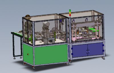 平板电脑全自动智能抛光机solidworks模型