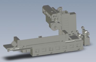 平面自动磨床solidworks模型