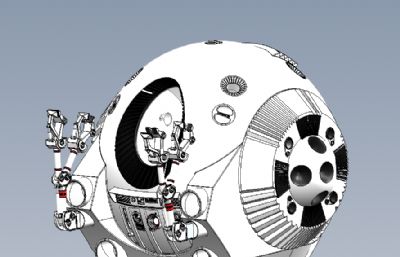 solidworks球式吊舱