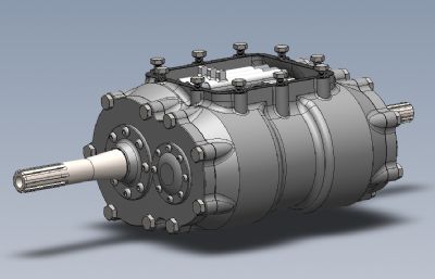 手动变速器solidworks模型