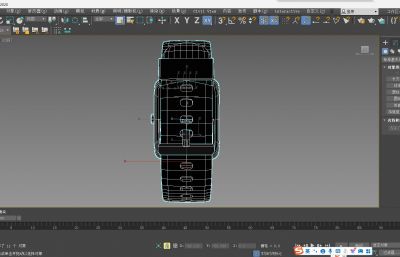 智能手表3dmax模型