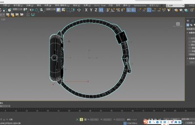 智能手表3dmax模型