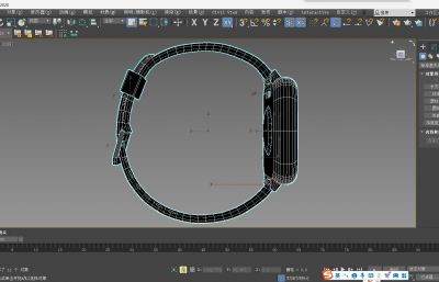 智能手表3dmax模型