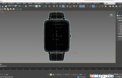 智能手表3dmax模型