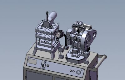 台式冲床solidworks模型