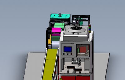 塑胶PPR管弯头包装生产线solidworks模型