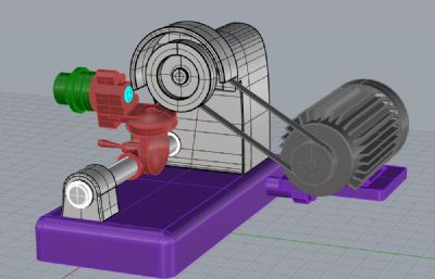 刀具磨床rhino模型