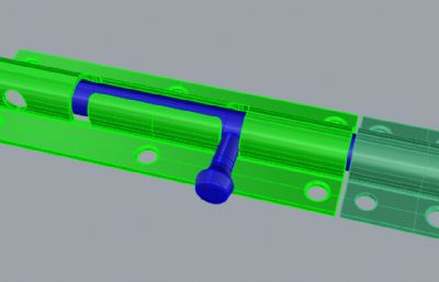 门栓,插销rhino模型