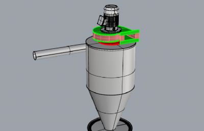 旋风除尘器rhino模型,多格式