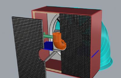 矿井通风机rhino模型