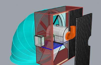 矿井通风机rhino模型