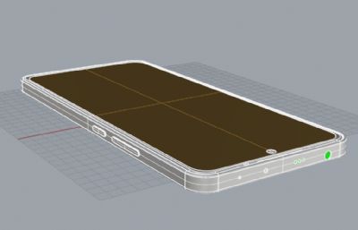 红米Note14手机3D模型