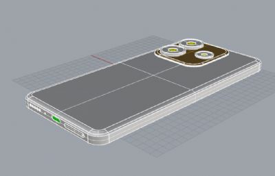 红米Note14手机3D模型