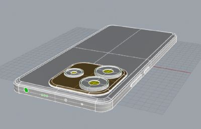 红米Note14手机3D模型