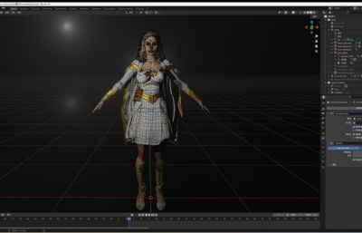 星光女超人blender模型