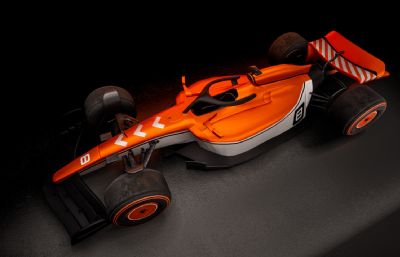 F1赛车max,fbx,obj模型